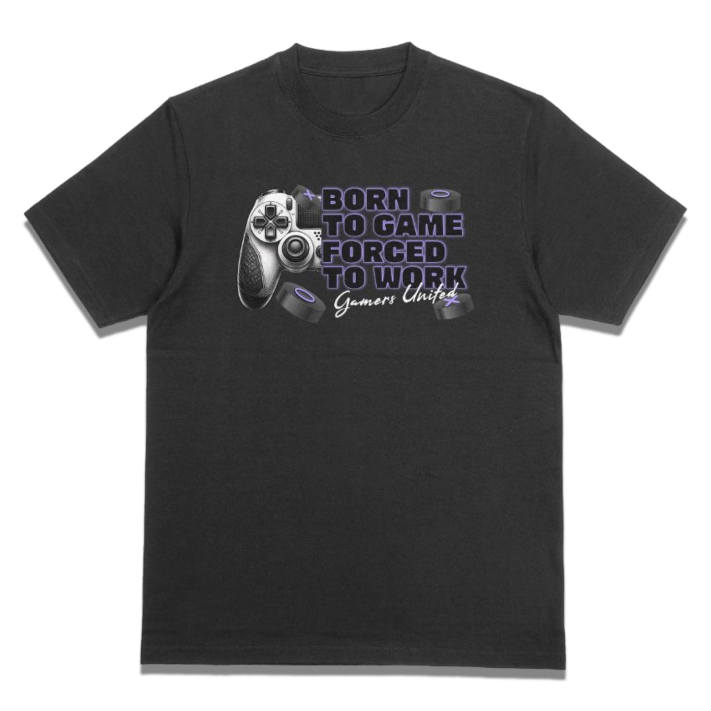 Born to Game Men’s Tee – 100% American-Made Gamer Shirt