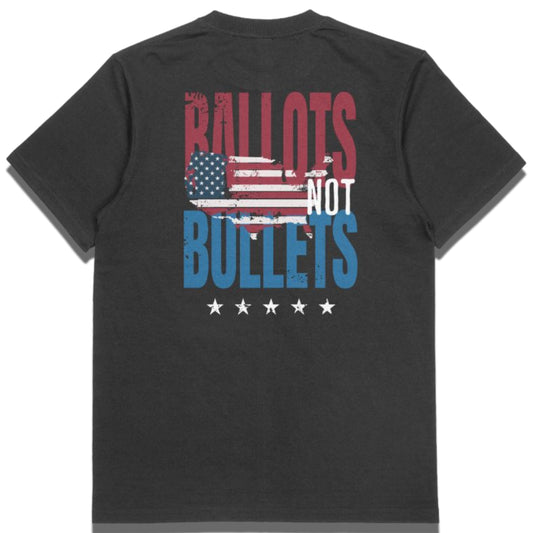 Ballots Not Bullets 2.0 Men’s Tee – 100% American-Made Patriot Shirt