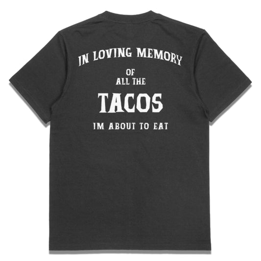 Taco Memory Men’s Tee – 100% American-Made Black Shirt